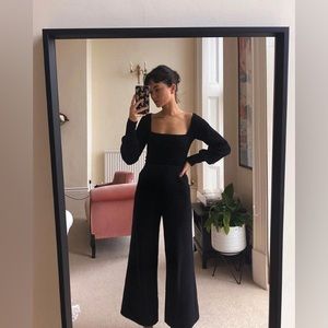 Reformation Square Neck Isabel Cashmere Sweater